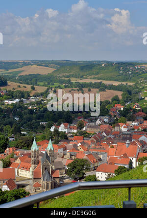 Freyburg, Germany, 13. August 2013. Freyburg ist bekannt für seinen Wein. Weinfest begann vor 80 Jahren und findet vom 06. bis 9. September 2013. Foto: HENDRIK SCHMIDT Stockfoto