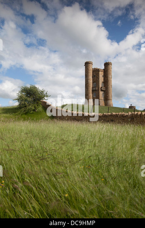 Broadway Tower, Cotswold Hills, Worcestershire Stockfoto