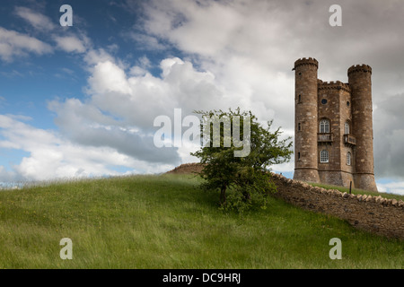 Broadway Tower, Cotswold Hills, Worcestershire Stockfoto