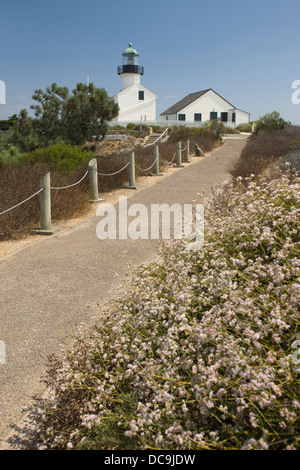 OLD POINT LOMA LIGHTHOUSE POINT LOMA SAN DIEGO KALIFORNIEN USA Stockfoto