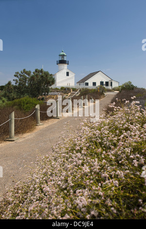 OLD POINT LOMA LIGHTHOUSE POINT LOMA SAN DIEGO KALIFORNIEN USA Stockfoto