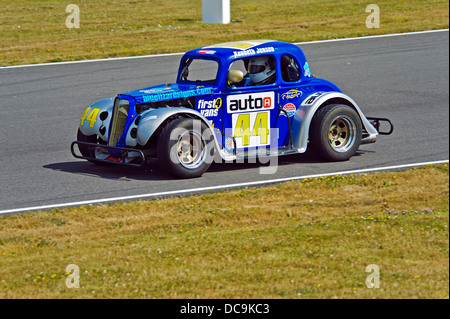 Legenden beim Ty Croes Rennen verfolgen Anglesey Schaltung North Wales Uk Stockfoto