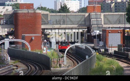 London Underground Jubilee Line Westbahnhof Schinken Stockfoto