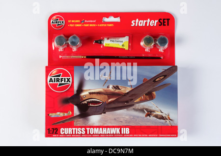 Airfix-Modell-Flugzeug-Starter-set Stockfoto