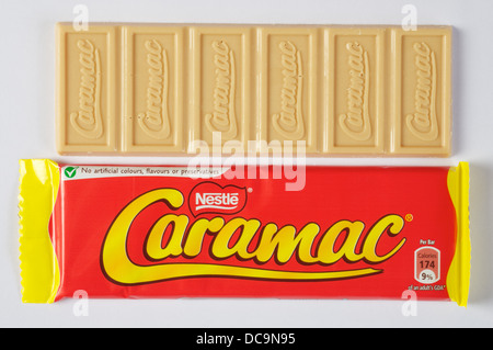 Nestle Schokoriegel Caramac Stockfoto