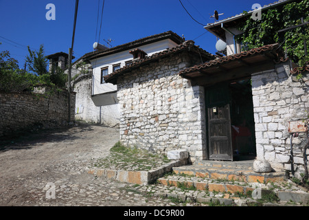 Berat, Berati, Albanien, im Inneren der Burg Kalaja Stockfoto