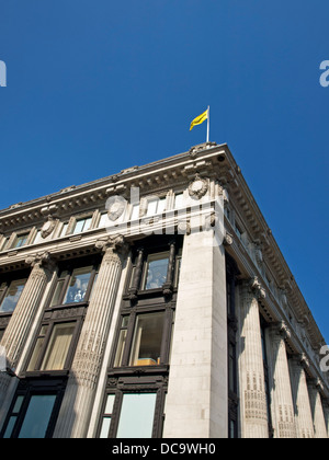 Detail des Kaufhauses Selfridges in der Oxford Street Stockfoto