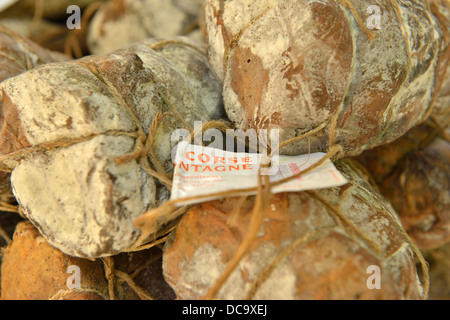 Lebensmittel-Markt, Ajaccio, Korsika, Frankreich Stockfoto