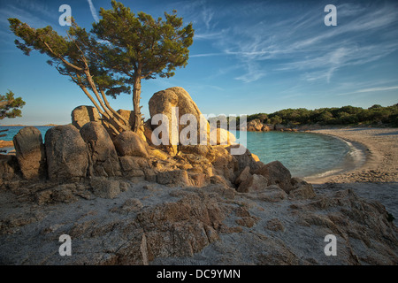Spiaggia di Capriccioli - Arzachena (Costa Smeralda, Sardinien) Stockfoto