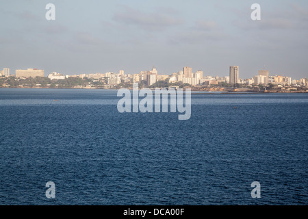 Dakar-Skyline von Goree Island, Senegal. Stockfoto