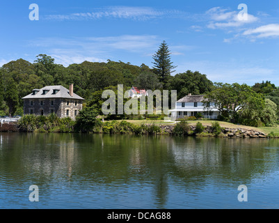 Dh Kemp House Mission Station KERIKERI BECKEN NEUSEELAND der Stone Store und St. James Kirche keri Keri Bucht der Inseln Stockfoto