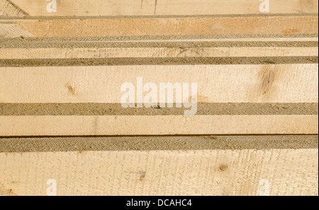 Holzblock mit Muster als Hintergrund in Rumänien Stockfoto