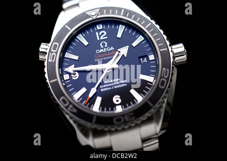 Omega Seamaster Planet Ocean Uhren Stockfoto