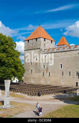 Piiskoplinnus die Bischofsfestung, Lossipark, Kuressaare, Saaremaa, Estland Stockfoto