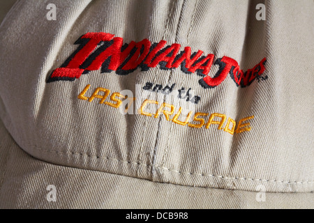 Details zu Indiana Jones und der letzte Kreuzzug-Baseball-cap Stockfoto