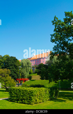 Toompark Park außerhalb der alten Stadtmauer Tallinn Estland das Baltikum-Europa Stockfoto