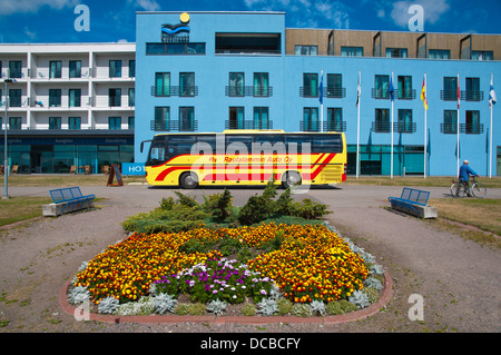 Spa Hotel Meri in Sadam den Hafen Kuressaare Stadt Saaremaa Insel Estlands Nordeuropa Stockfoto