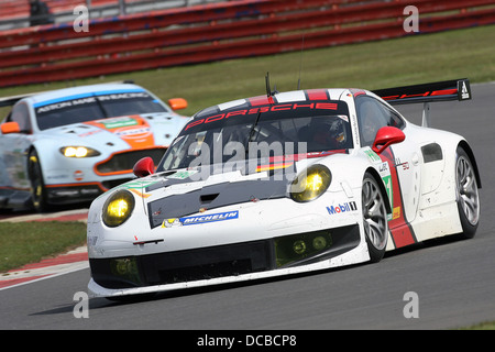 Porsche 911 RSR in der Silverstone 6 Stunden, 2013 Stockfoto