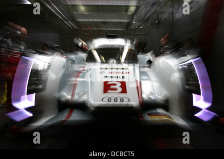 Audi R18 e-Tron Quattro, Le Mans 24 Hours, 2013 Stockfoto