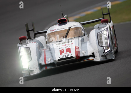 Audi R18 e-Tron Quattro in Le Mans 24 Stunden, 2013 Stockfoto