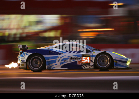 Ferrari 458 in Le Mans 24 Stunden, 2013 Stockfoto