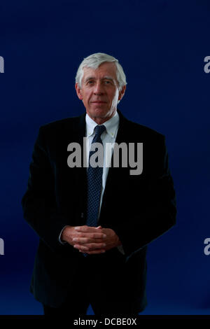 Edinburgh International Book Festival 2013 Porträt von Jack Straw am Charlotte Square Garden Pic von Pako Mera Stockfoto