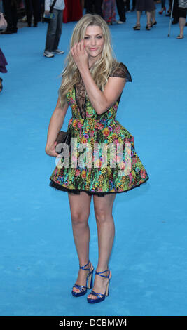 London, UK, 14. August 2013. Anna Williamson besucht wir sind The Millers - europäische Premiere - am Odeon West End Credit: WFPA/Alamy Live News Stockfoto