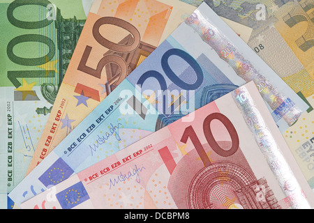 Europäischen Banknoten, Währung Euro aus Europa, Euro. Stockfoto