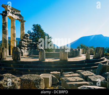 Die Tholos Delphi nördlichen Griechenland Hellas Stockfoto