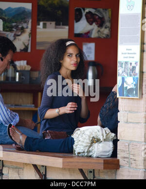 Alexandra Govere Dreharbeiten MTV Real World La Jolla, Kalifornien - Juli 2011 Stockfoto