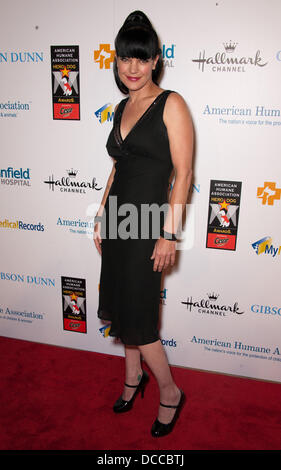 Pauley Perrette The American Humane Association des ersten jährlichen Held Hund Auszeichnungen bei The Beverly Hilton Hotel Beverly Hills, Kalifornien, USA - 01.10.11 Stockfoto