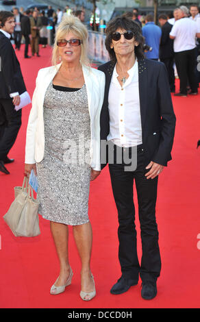 Pattie Boyd und Ronnie Holz George Harrison UK Film-Premiere bei der BFI Southbank - Ankünfte statt. London, England - 02.10.11 Stockfoto