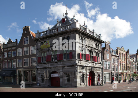 Die Waag, einem ehemaligen wiegen-Haus im Haarlem.Netherlands. von Lieven de Key entworfen und gebaut um 1597 Stockfoto