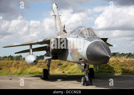 eine RAF Tornado-Kampfflugzeuge im zogen Air Museum in der Nähe von York Stockfoto