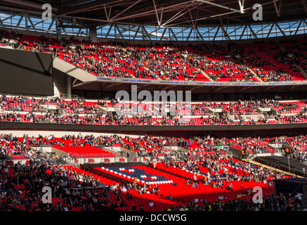 Wembley Stadion Konzert Masse Stockfoto