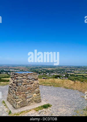 Blick von St Agnes Beacon Cornwall UK Stockfoto