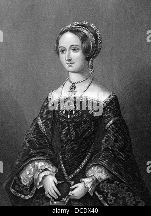 MARGUERITE von Navarra (1492-1549) Ehefrau von Heinrich II. von Navarra Stockfoto