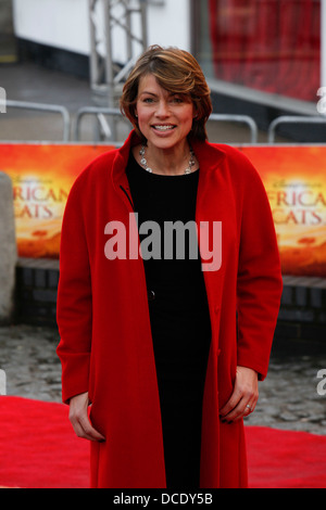 Kate Silverton besucht die "African Cats" UK Film Premiere zugunsten von Tusk am BFI Southbank am 25. April 2012 in London Stockfoto