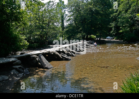 Tarr Schritte River Barle Exmoor Somerset England UK Stockfoto