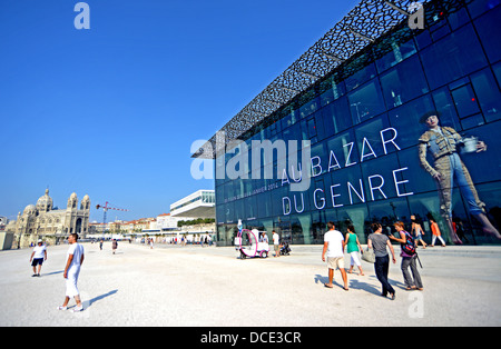 Mucem Museum, Museum der Zivilisationen de l'Europe et de la Méditerranée, Marseille Bouche-du-Rhone Frankreich Stockfoto