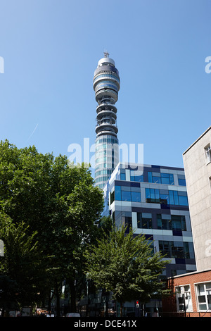 BT tower früher gpo dann Telecom tower London England UK Stockfoto