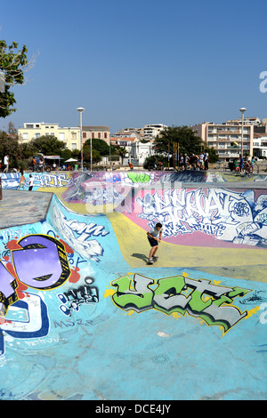 Spielplatz Skatepark Spiele Marseille Bouche-du-Rhône Cote d ' Azur Frankreich Stockfoto