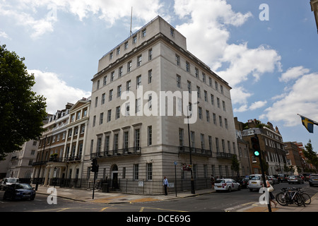 Krankenpflege und Geburtshilfe Rat 23 Portland Place London England UK Stockfoto