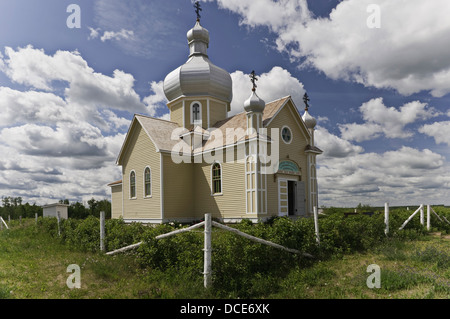 St. Vladimir Ukrainische griechische orthodoxe Kirche, ukrainische Kulturzentrum, Edmonton, Alberta Stockfoto