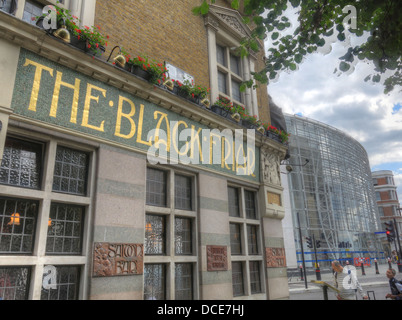 Der schwarze Mönch Pub Blackfriars London England Stockfoto