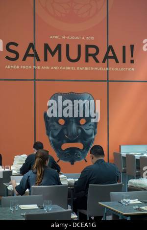 Samurai Ausstellung am Museum der bildenden Künste Boston MA Stockfoto