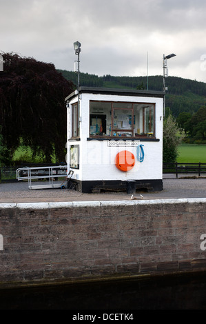 Dochgarroch Schloss auf dem kaledonischen Kanal in der Nähe von Inverness Schottland Stockfoto