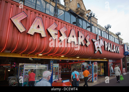 Cäsars Fun Palace Spielhalle Great Yarmouth, Norfolk, England Stockfoto