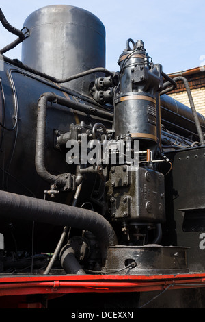 Luftpumpe Dampflokomotive Stockfoto