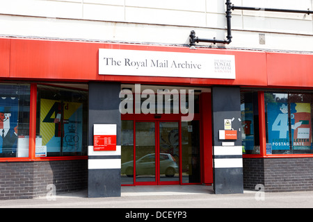 die royal Mail-Archiv und britisches Postmuseum in Mount Pleasant Sortierung Büro London England UK Stockfoto